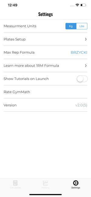 GymMath - Plates & 1RM Calc(圖6)-速報App