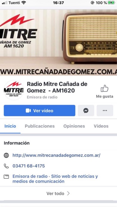 Radio Mitre Cañada de Gómez screenshot 2