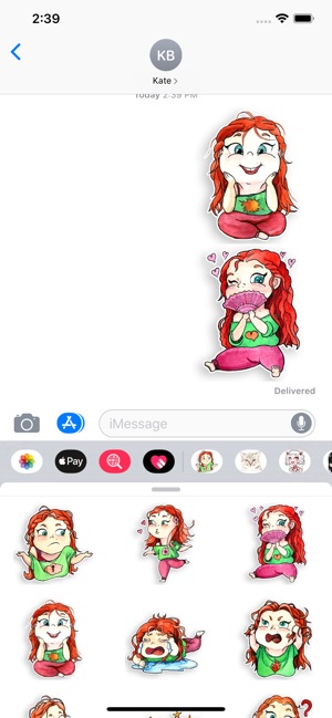 Naughty Redhead Sticker Pack(圖2)-速報App