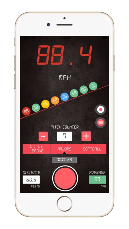 Baseball Pitch Speed Radar Gun