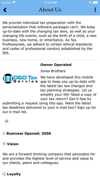 D&D Tax Service screenshot 2