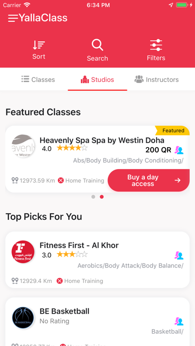 YallaClass - Fitness Guide screenshot 3