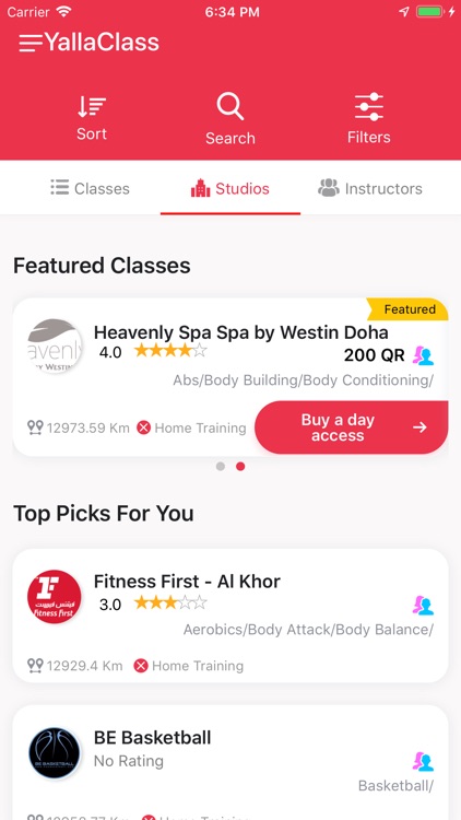 YallaClass - Fitness Guide