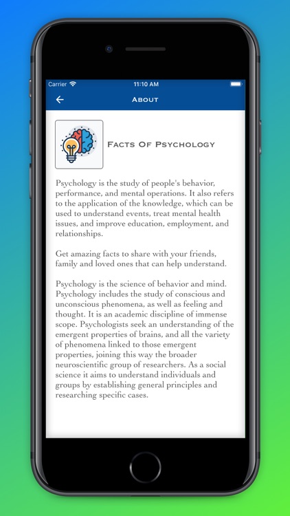 Facts Of Psychology screenshot-7