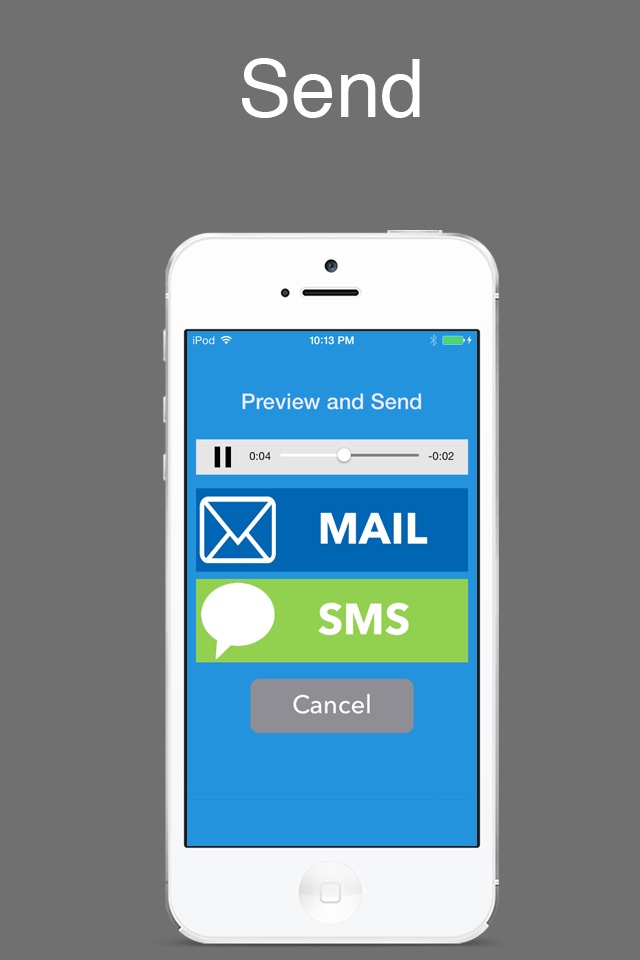 Speak N Send - Audio messaging screenshot 3