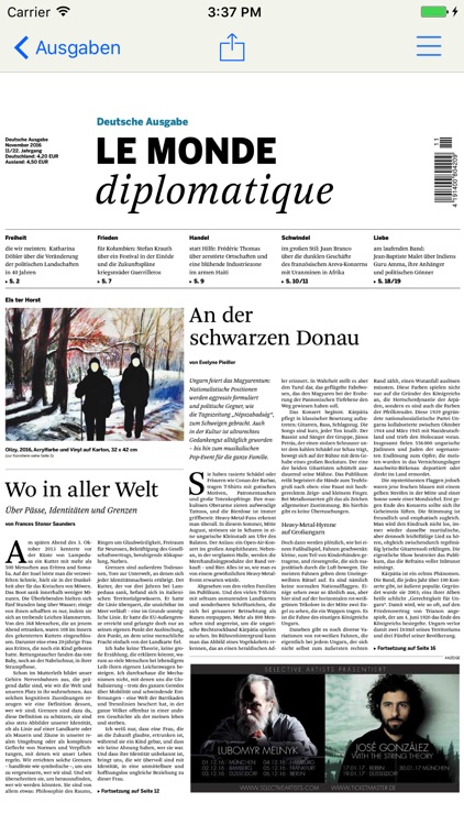 Le Monde diplomatique, Deutsch