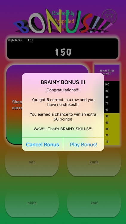 Brainy Skills Misspelled Words screenshot-5