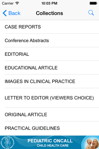 Pediatric Oncall Journal screenshot 4