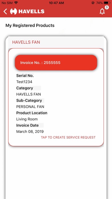 How to cancel & delete Havells Consumer Connect from iphone & ipad 4