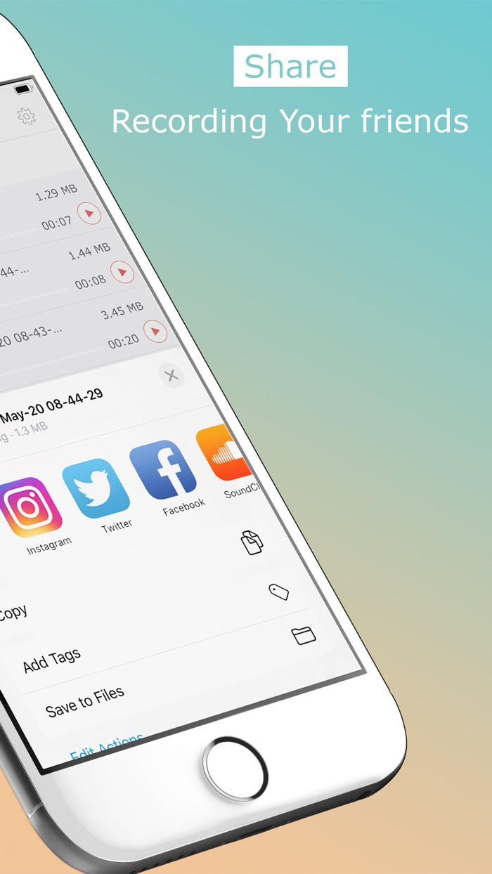 Voice Recorder For Audio
