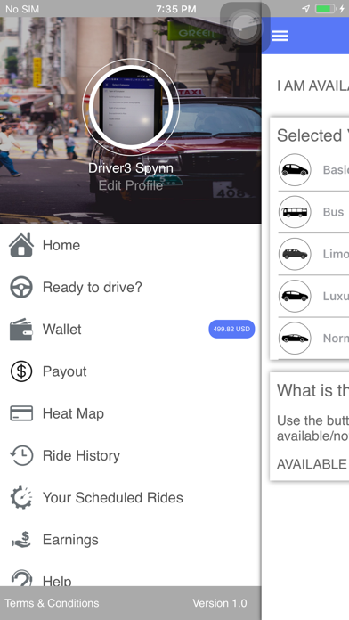 Spynn Driver App screenshot 2