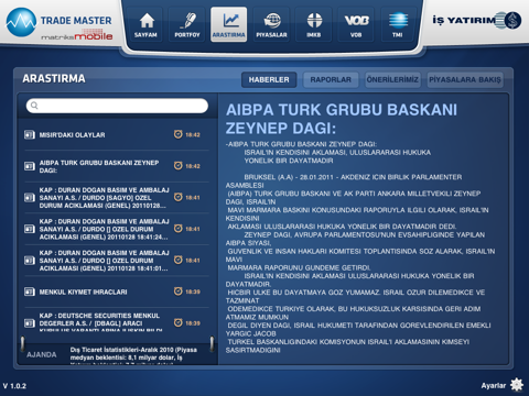 İşYatırım TradeMaster for iPad screenshot 4