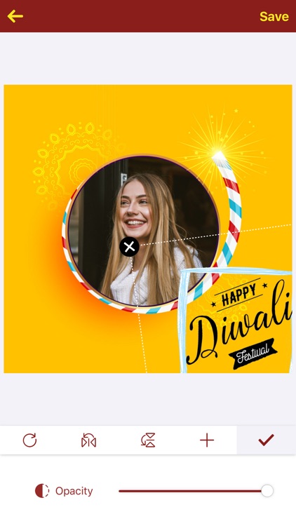 Diwali Photo Frame - DP Maker