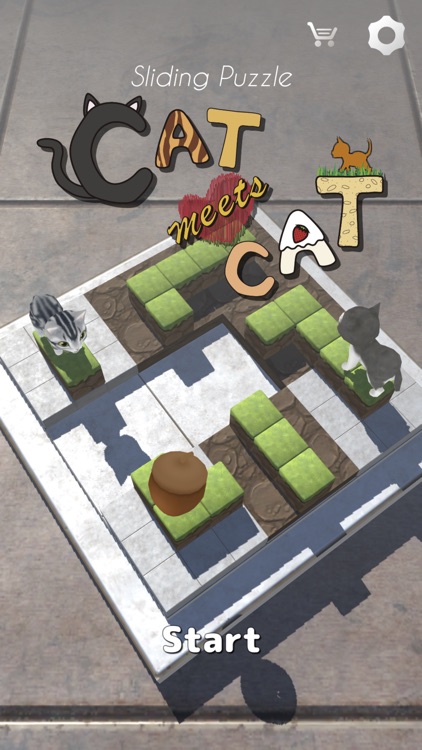 Cat Meets Cat - Sliding Puzzle screenshot-0