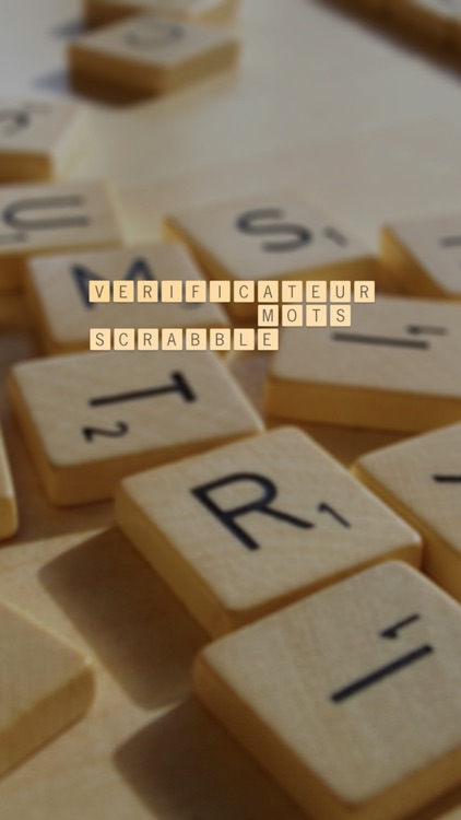 Vérificateur Mots du SCRABBLE®
