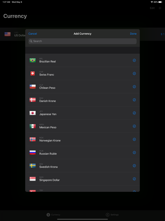 Screenshot #6 pour Currency Converter for Trip