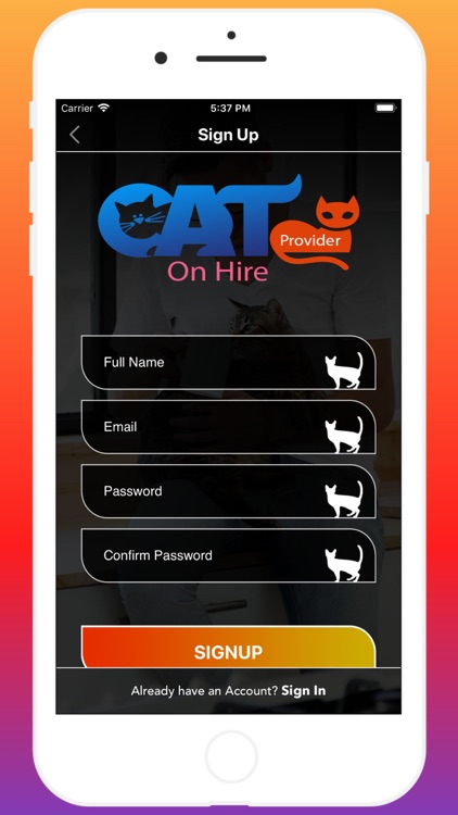 Cat On Hire Provider screenshot-3