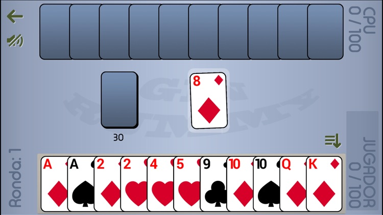 Gin Rummy: card game