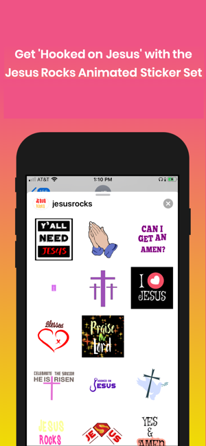 Jesus Rocks Animated Stickers(圖1)-速報App