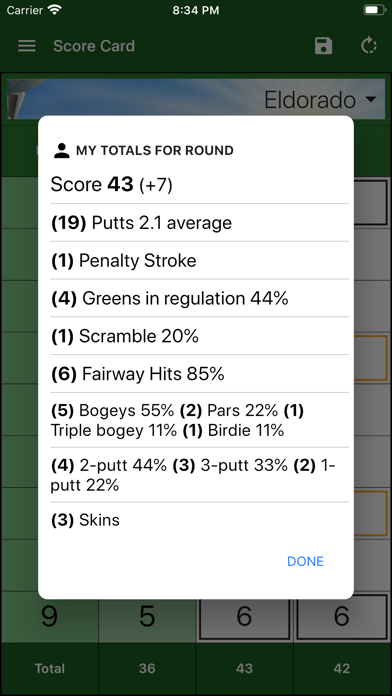 EasyScore Golf Scorecard screenshot 4