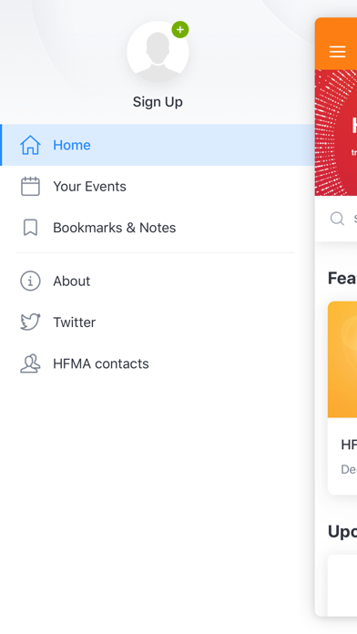 How to cancel & delete HFMA Events App from iphone & ipad 2