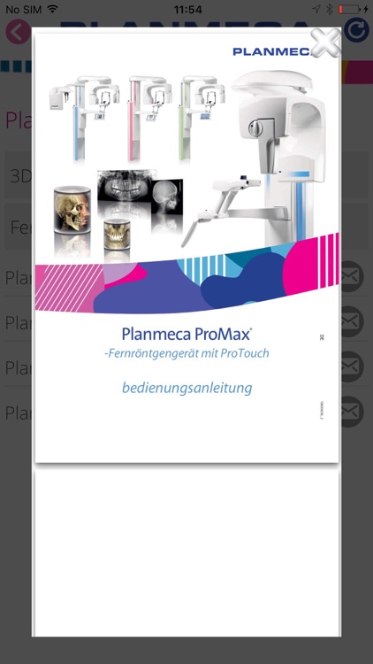 Planmeca Handbücher