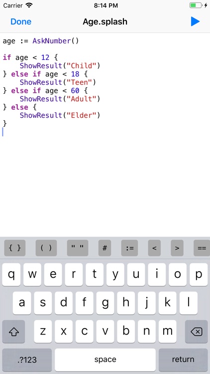 Splash - Programming Language screenshot-3