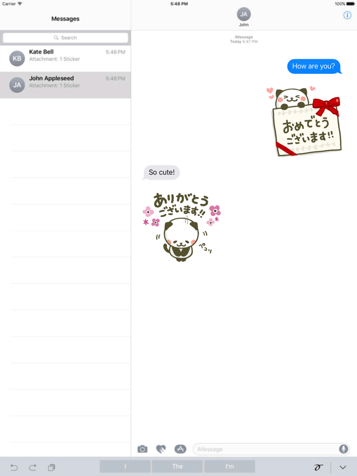 Kitty Panda Congrats