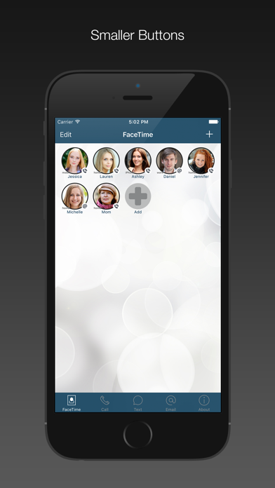 FaceDial PRO for FaceTime, Call, Text Photo Dialer Screenshot 3