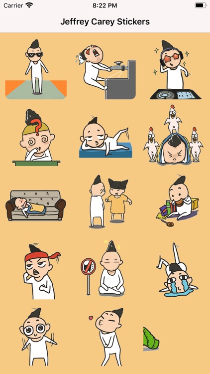 Jeffrey Carey Stickers