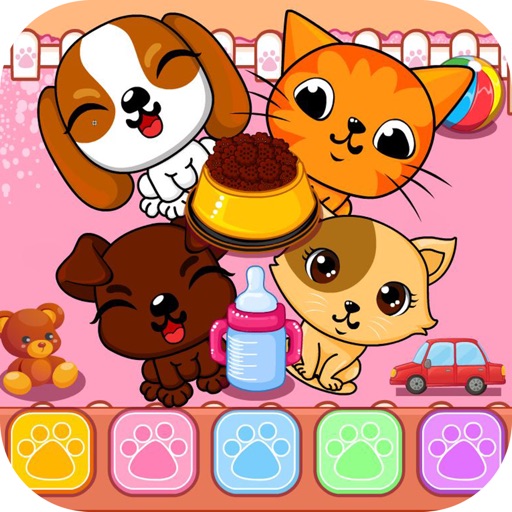 Pet care center - Animal games Icon