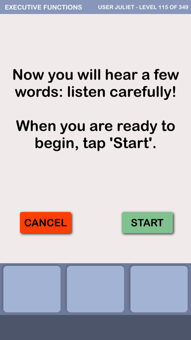 Executive Functions screenshot 2