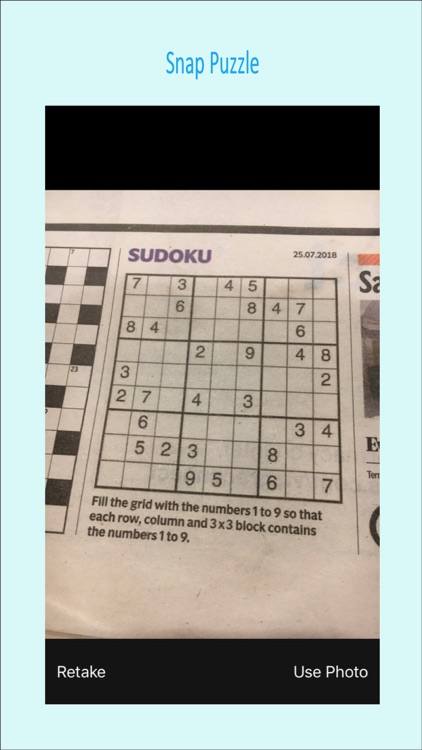 Sudoku Snap