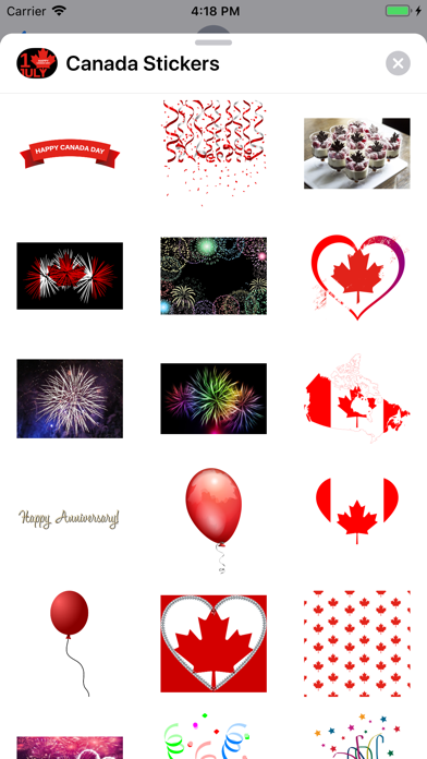 Canada Day Sticker Pack screenshot 3