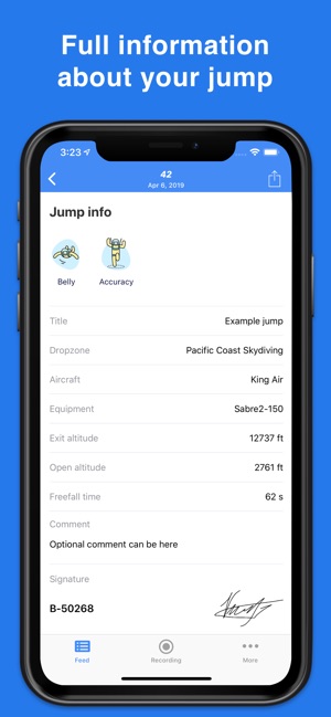 Skyduck: skydiving logbook app(圖4)-速報App