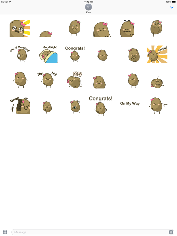Screenshot #5 pour Animated Ms. Potato Sticker