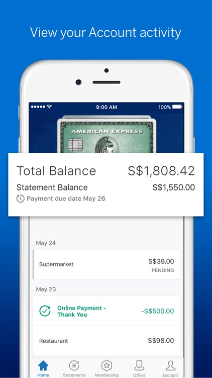 Amex Singapore screenshot-6
