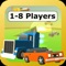 Demolition derby with powerful weapons: rockets, bombs, turbo boosts, energy balls, 