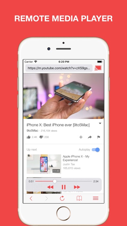 MyCast: Web Cast to Chromecast