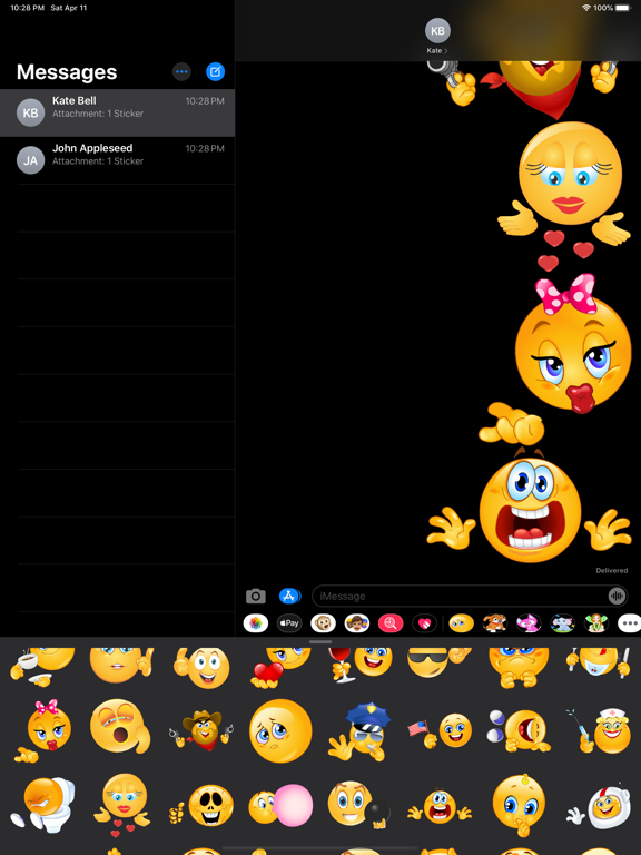 Screenshot #6 pour Emojis Gold & Stickers