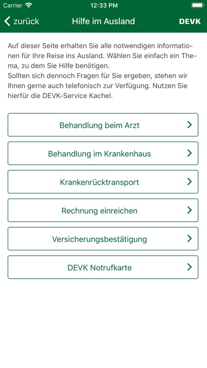 DEVK Krankenversicherungs-App by DEVK Deutsche Eisenbahn ...