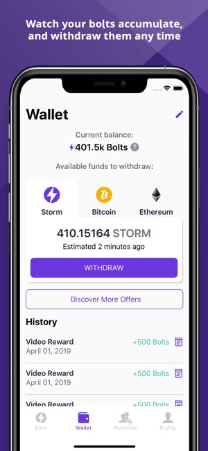 Earn bitcoin app for iphone