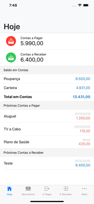 Orçamento Pessoal - Finanças