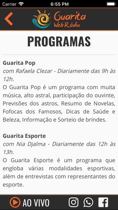 Guarita Web Rádio screenshot 3