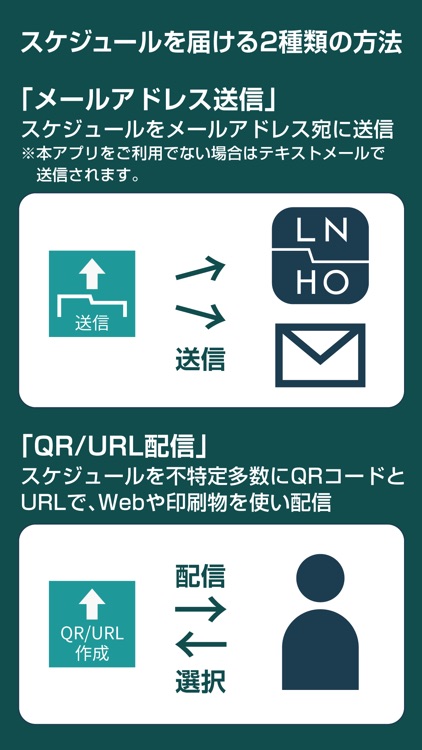 スケジュール配信特化アプリ ライトナウハンドアウト