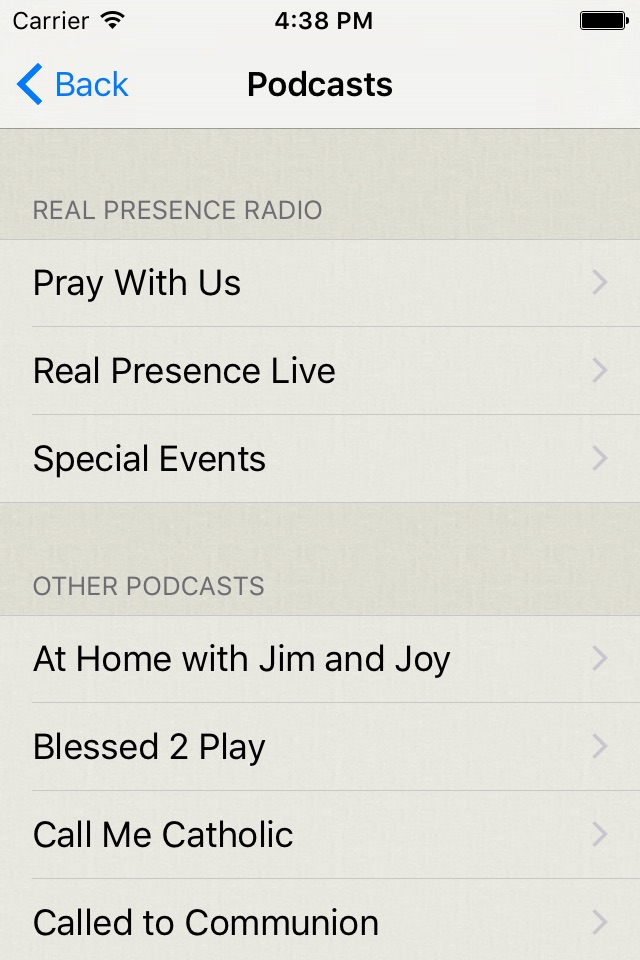 Real Presence Radio screenshot 4