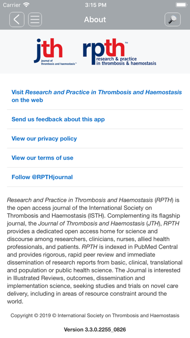 ISTH Journals screenshot 4