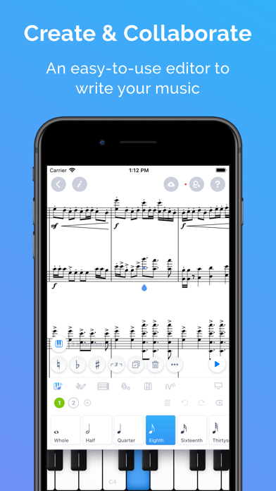 How to cancel & delete Flat: Music Score & Tab Editor from iphone & ipad 1