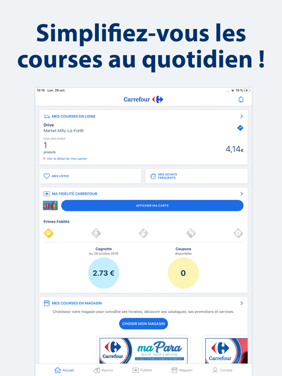 Carrefour : courses & fidélitéのおすすめ画像1