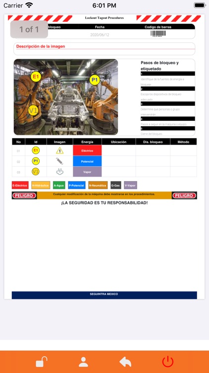 Lock out – Tag out (LOTO) screenshot-3